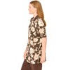Woman Within Plus Size Elbow-Sleeve Polo Tunic - 4 of 4
