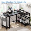 L Shaped Computer Desk with Power Outlets & LED Light - 4 of 4