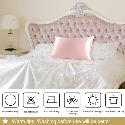 PiccoCasa 19 Momme Zipper Closure Smooth Soft Breathable Silk Pillowcases
