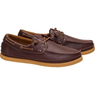 HEYDUDE Men Harbor Lo Craft Leather , Leather Shaved Brown, 11 — фото 2