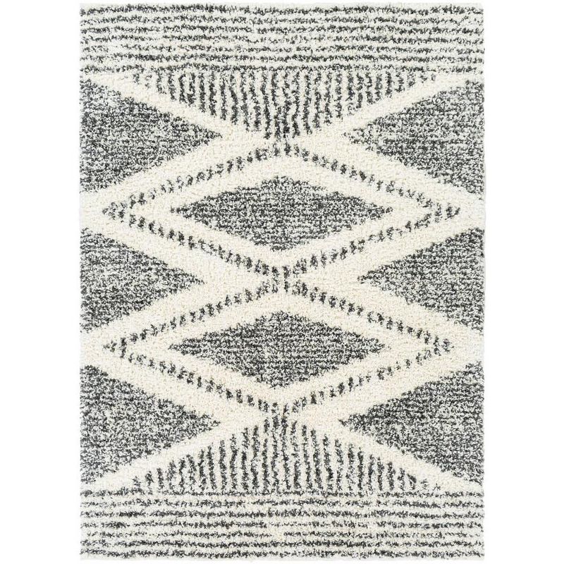 Mark & Day Gever Woven Indoor Area Rugs Charcoal Gray, 1 of 7
