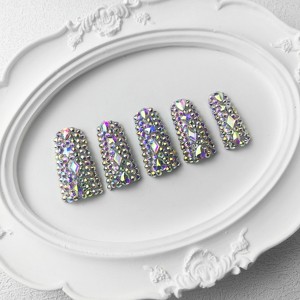 Vynxaria Multicolored Comfortable Wearable Nails for a Perfect Fit Size L - 1 of 4