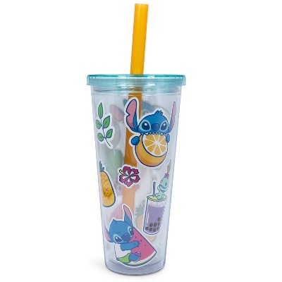 Stitch Glass Cup / Stitch Boba Coffee Cup / Lilo and Stitch 