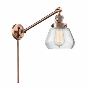 Fulton - 1 Light Swing Arm Wall Sconce In Industrial Style-25 Inches Tall and 8 Inches Wide - 1 of 1