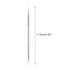 Unique Bargains Dual-Ended Pimple Extractor 4.52" Silver Tone 1 Pc - 2 of 4