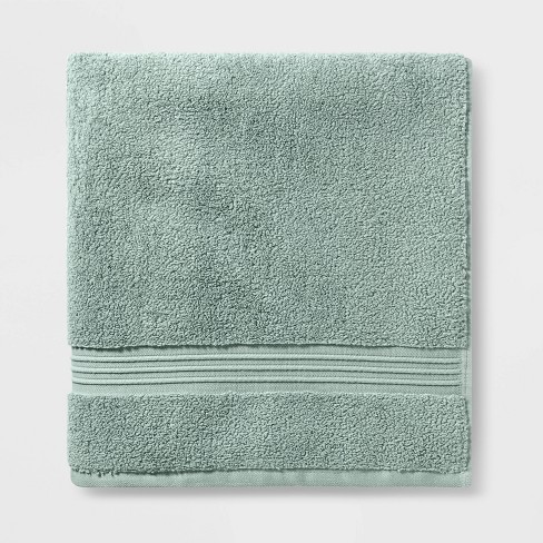 2-pack Cotton Tea Towels - Light khaki green/white - Home All