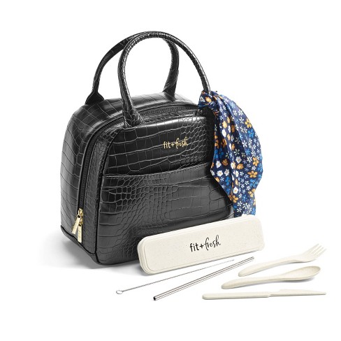 Fit & Fresh Athleisure Carli Lunch Kit Set - Marble