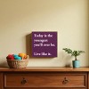Slickblue Inspirational Wood Wall Sign – “Live Like It” Quote – Rustic 7x7 Motivational Decor, Color Options - 2 of 3