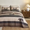 Marcielo Cotton Bear Deer Forest Quilt Bedspread Set - 3 of 4