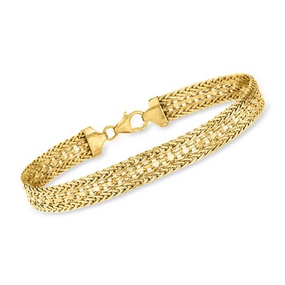 Ross-Simons Italian 14kt Yellow Gold Multi-Link Bracelet Size 7
