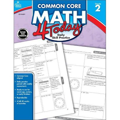 Common Core Math 4 Today, Grade 2 - (Common Core 4 Today) by  Erin McCarthy (Paperback)