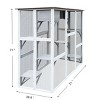 Wooden Catio Outdoor Cat Enclosure, Outdoor Cat House With Weatherproof, Large Solid Wood Cat Cage Playpen With 6 Jumping Platforms-Cuddlewood - 4 of 4