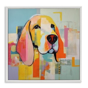 Stupell Industries Abstract Dog Portrait, 17" x 17" - 1 of 4