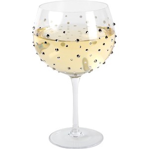 Pavilion Gift Company - Black - 24 oz Gemstone Glass - Drinkware - 1 of 4