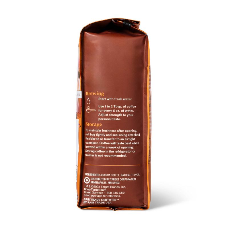 Naturally Flavored PUMPKIN SPICE Light Roast Ground Coffee - 12oz - Good &#38; Gather&#8482;, 5 of 8