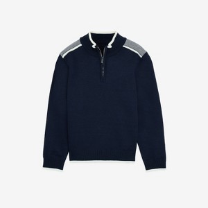 RAW X Kid's and Boy's Quarter-Zip Pullover Sweater - 1 of 4