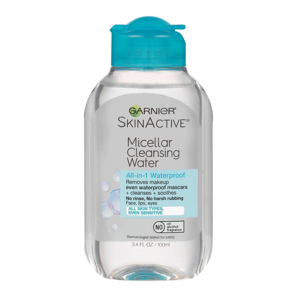 Photos - Cream / Lotion Garnier Unscented  Skin Active Micellar Cleansing Water - For Waterproof Ma 