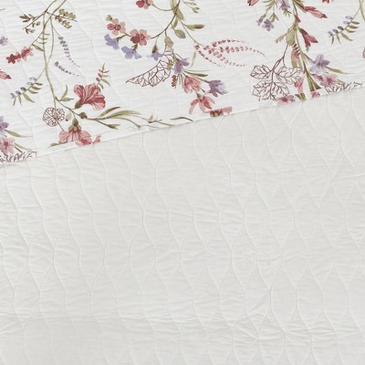 Modern Threads Ariana 2-Piece Reversible Cotton Floral Quilt Set, Twin — фото 5