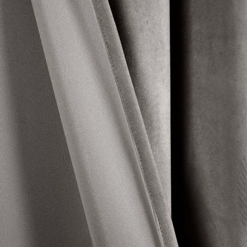 Set of 2 Prima Velvet Light Filtering Window Curtain Panels - Lush Décor, 6 of 17