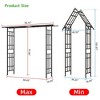 WELLFOR 77.56" Iron Trellis - 2 of 4
