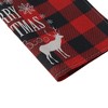 Unique Bargains Christmas Place Mats Flax Red Black Khaki 13"x17.7" 2 Pcs - 4 of 4