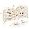 Toy Storage Organizer with 9 Shelves & 24 Bins, Kids Bookshelf and Bin Shelf for Bedroom, Playroom Organization and Decor - 2 of 4