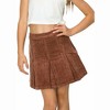 Girl Pleated Corduroy Skirt - tractr - 2 of 4