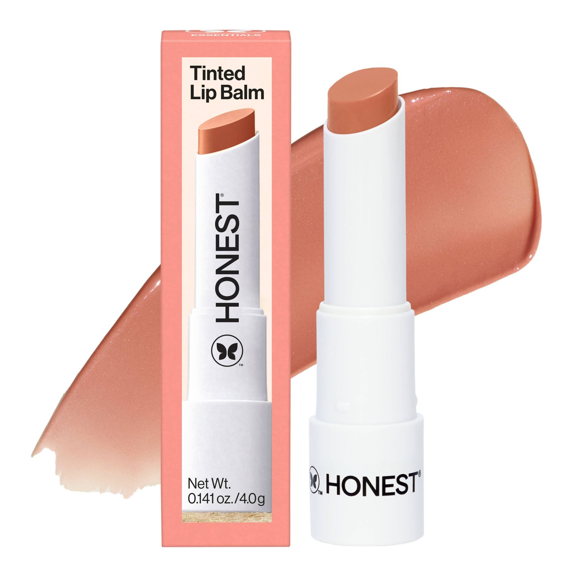Honest Beauty Tinted Lip Balm with Avocado Oil - Lychee Fruit - 0.141oz: Moisturizing, Nourishing, Vegan, Phthalate-Free