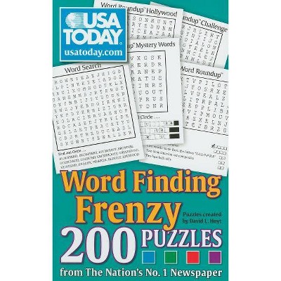 USA Today Word Finding Frenzy - (USA Today Puzzles) (Paperback)