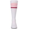 Memoi Girls' TwoTone Varsity Stripe Knee High Socks - 2 of 3
