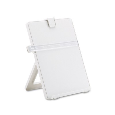 Fellowes Non-Magnetic Desktop Copyholder Plastic 125 Sheet Capacity Platinum 21103