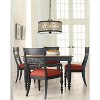 Cal Lighting 60W X 2 Carmel 2 Light Metal 2 In 1 Semi-Flush / Pendant Chandelier - Rust/Antique Brass - 2 of 2