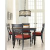 Cal Lighting 60W X 2 Carmel 2 Light Metal 2 In 1 Semi-Flush / Pendant Chandelier - Rust/Antique Brass - image 2 of 2