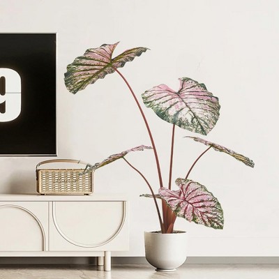 GAOMON Artificial Caladium Plants, 3.6FT Fake Artificial Potted Plants, Artificial Plants Indoor