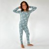 tiny knot co. Toddler Gender Neutral Buttery Soft Durable, Tagless Printed TENCEL Modal Pajama Set - 4 of 4