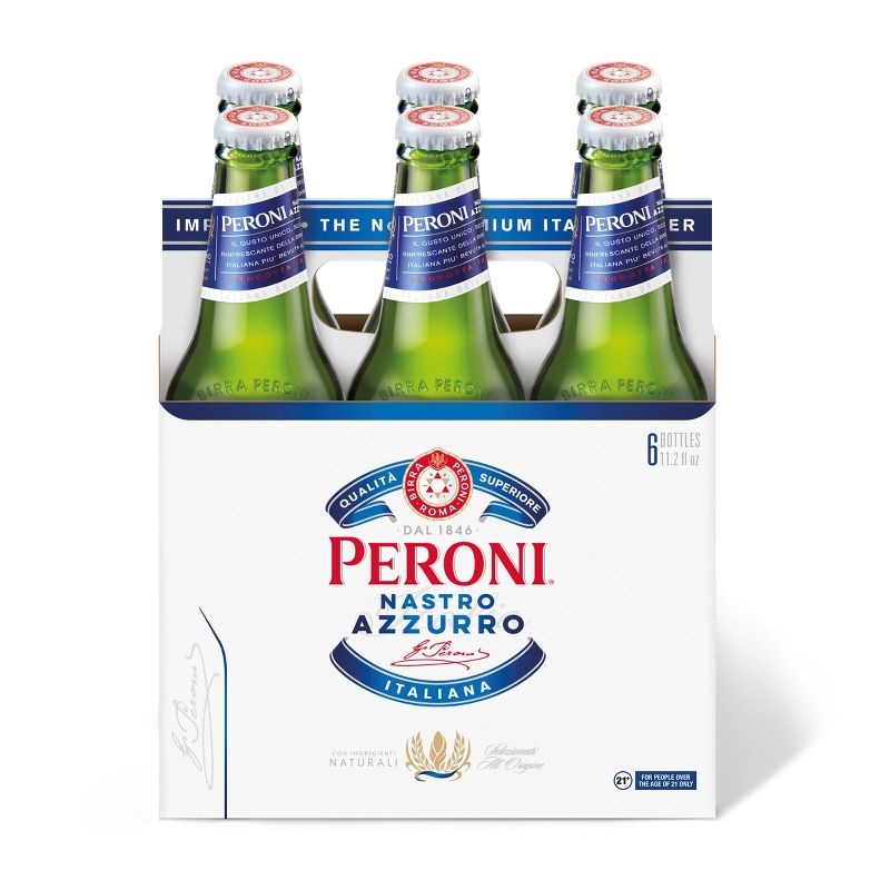 Peroni Nastro Azzurro Beer - 6pk/11.2 fl oz Bottles, 2 of 4