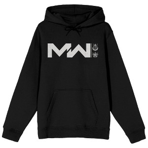 Men's Black Call of Duty Packaged Shirt, Modern Warfare Logo Sweatshirt - 1 of 1