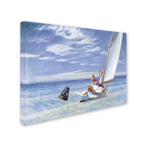 Trademark Fine Art -Edward Hopper 'Ground Swell' Canvas Art - 1 of 3