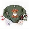 Simply Sage Market Women's Graphic Sweatshirt Retro Howdy Santa - 2 of 2