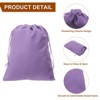 Unique Bargains Velvet Reusable Soft Jewelry Headphone Candy Drawstring Gift Bags 10 Pcs - 4 of 4
