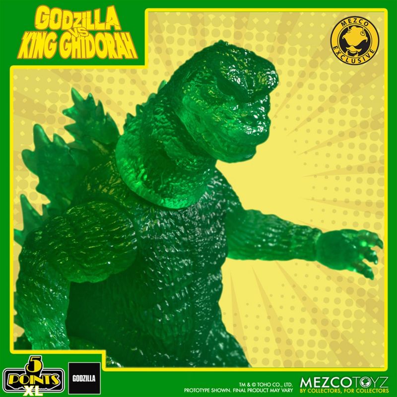 Mezco Toyz Godzilla Vs. King Ghidorah 5 Points XL Radioactive Battle Box, 5 of 10