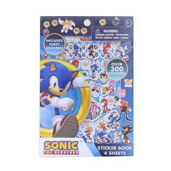 Innovative Designs Sonic the Hedgehog Sticker Book | 4 Sheets | Over 300 Stickers