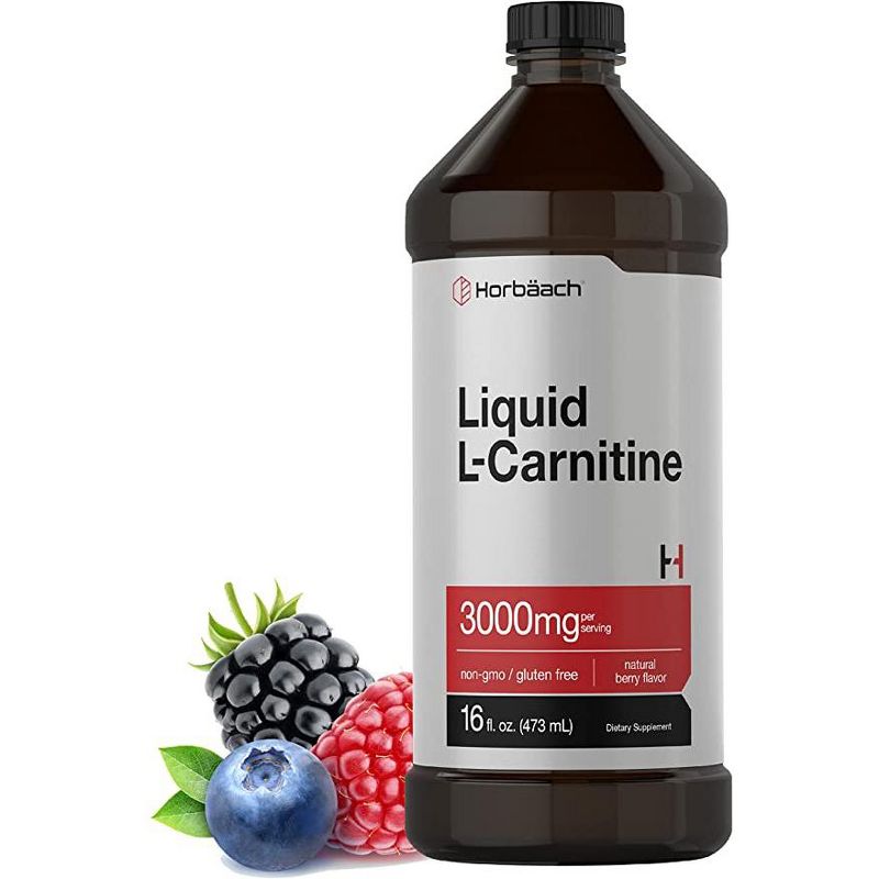 Horbaach Liquid L-Carnitine 3000mg | 16 fl oz, 1 of 3