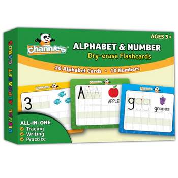 Channie's Dry Erase Alphabet & Number Flash Card