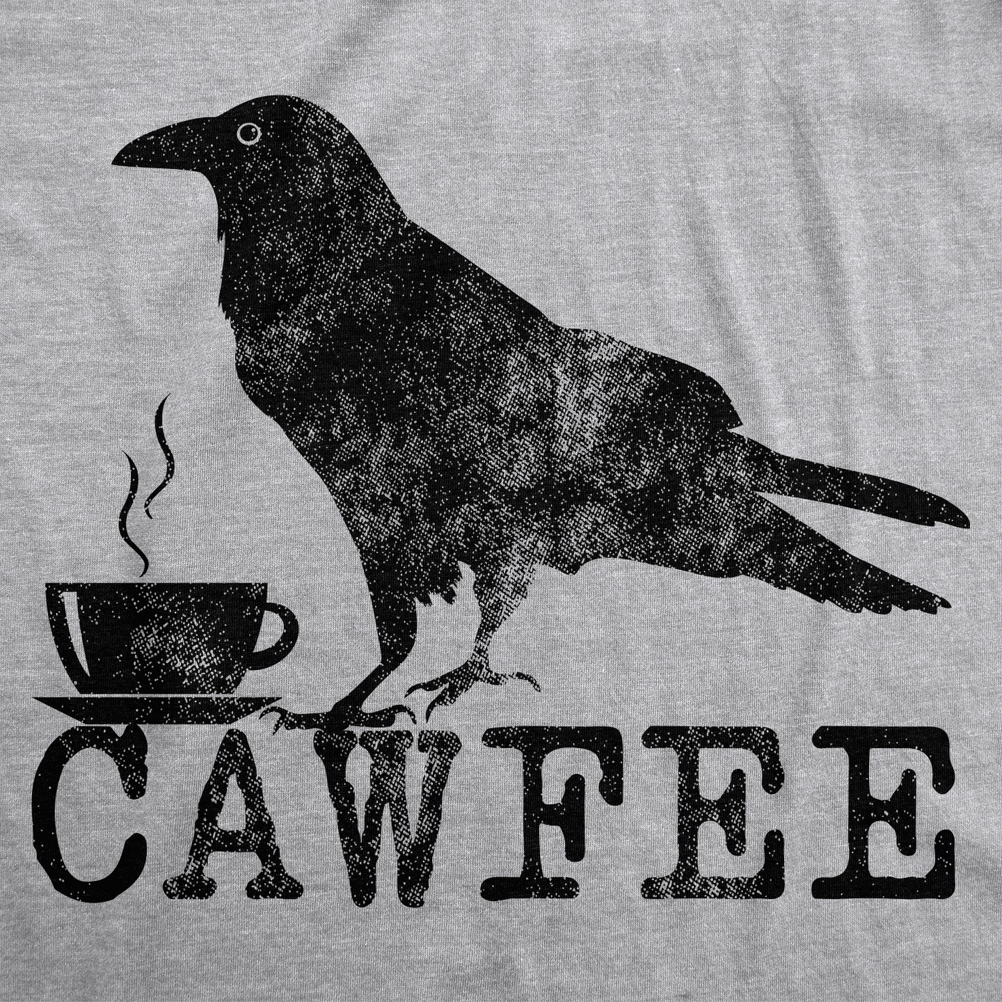 Мужская футболка Crazy Dog T-Shirts, Inc. Cawfee T Shirt Funny Coffee Drinking T Shirt Sarcastic Caffeine Joke - Crazy Dog T Shirt For Coffee Lovers Light Grey, цвет: Светлый серый — фото 2
