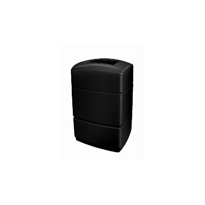 Commercial Zone Products PolyTec Series Rectangular Waste Container Black 40 Gal. (733101)
