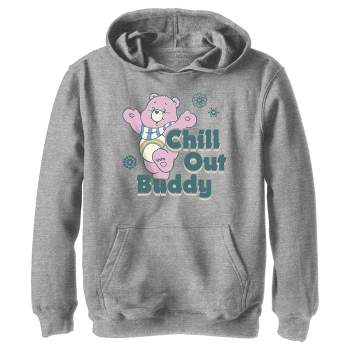 Boy's Care Bears Best Friend Bear Chill Out Buddy Pull Over Hoodie