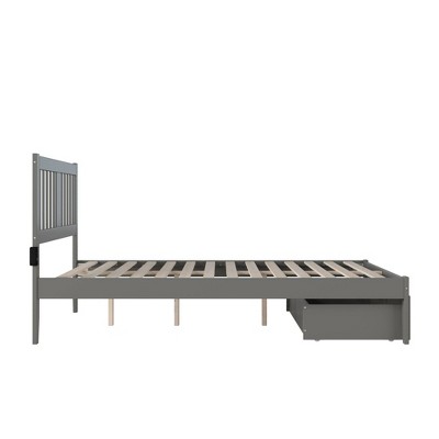 Tahoe Queen Mission-Style Bed with USB Charger and Foot Drawer