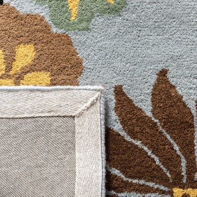 Soho 5' x 8' Multicolor Floral Wool Area Rug