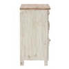 Salina Side Table White - Powell: Bedroom Accent Table with Brass Hardware, No Assembly Required - 4 of 4